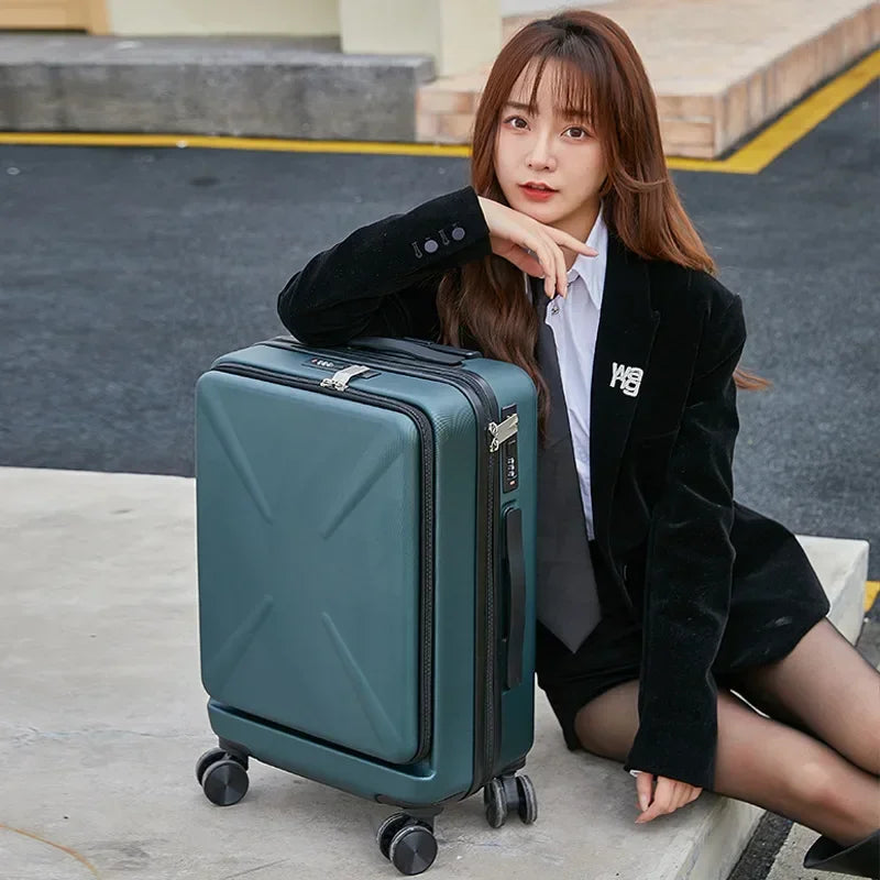 Suitcases For Hand Luggage Female Small 20 Inch Business Travel Suitcase 24 Inch Cabin Men's Lightweight Password Trolley