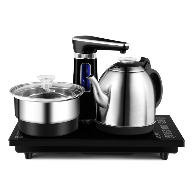 110V Automatic Water Supply Electric Kettle Embedded In Desktop All-in-one Pot Disinfection Tea Stove Jug Home Appliance