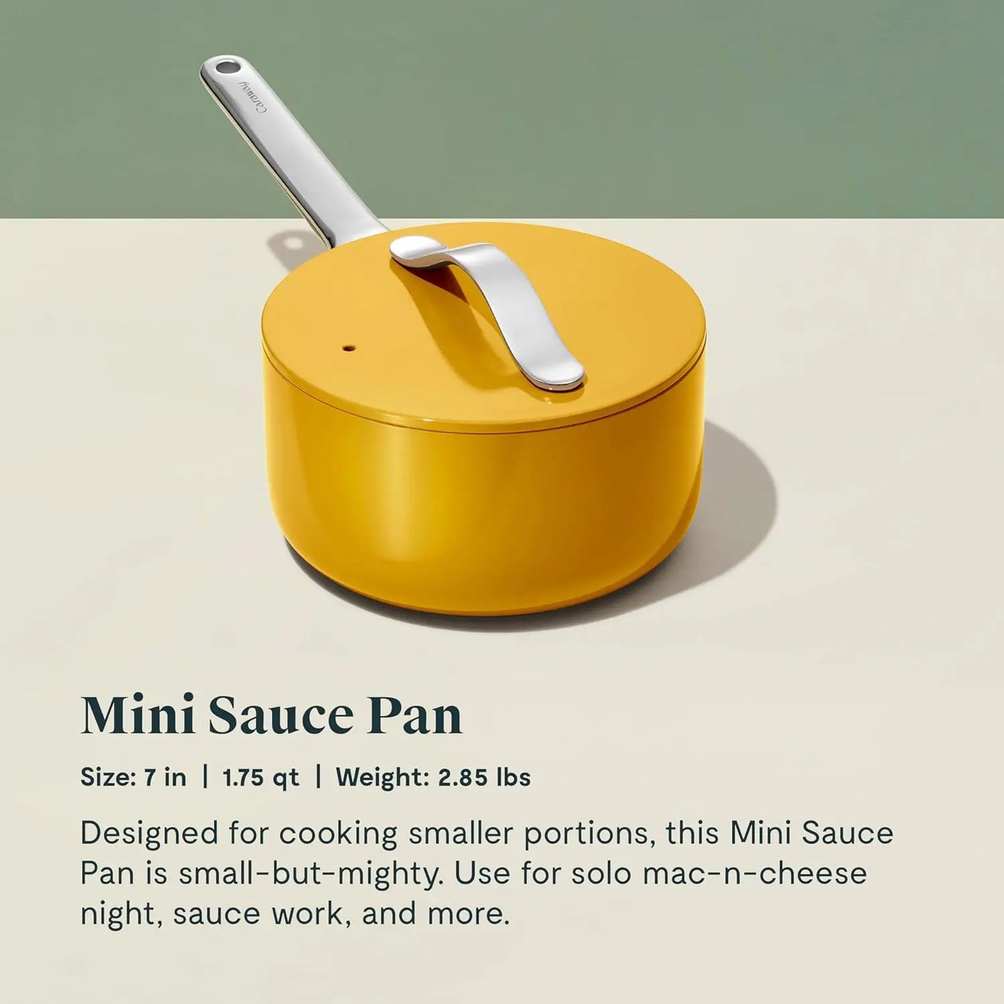 away Mini Cookware Set - Non-Stick Ceramic Fry Pan (1.05 Qt, 8"") & Sauce Pan (1.75 Qt) - Non Toxic, Ptfe & Pfoa Free - Oven