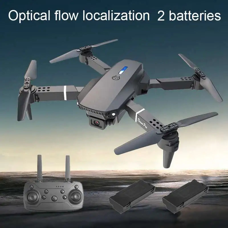 Professional Drone E88 wide-angle HD Camera WiFi FPV height hold collapsible Halloween, Thanksgiving, Christmas, gifts