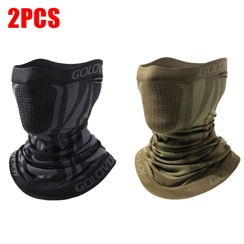 Motorcycle Mask Winter Half Face Mask Windproof Cycling Snowboard Ski Hiking Masks Sport Scarf Neck Gaiter Warm Bicycle Mask