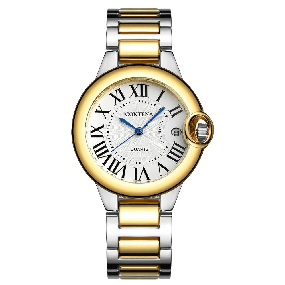 Luxury Top Brand Watches for Women 2023 Fashion Stainless Steel Women Quartz Watch Elegant Rose Gold Ladies Watch reloj mujer