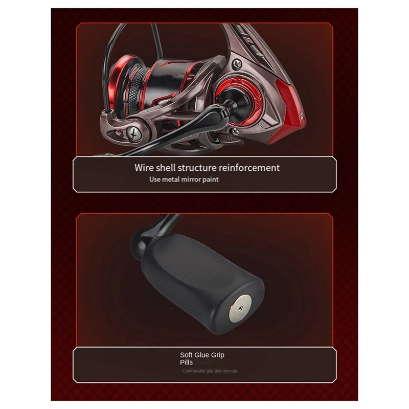 Spinnings Reel Waterproof Spinnings Reel Ultralight Fishing Reel Lure Reel Fishing Reel Freshwater Fishing