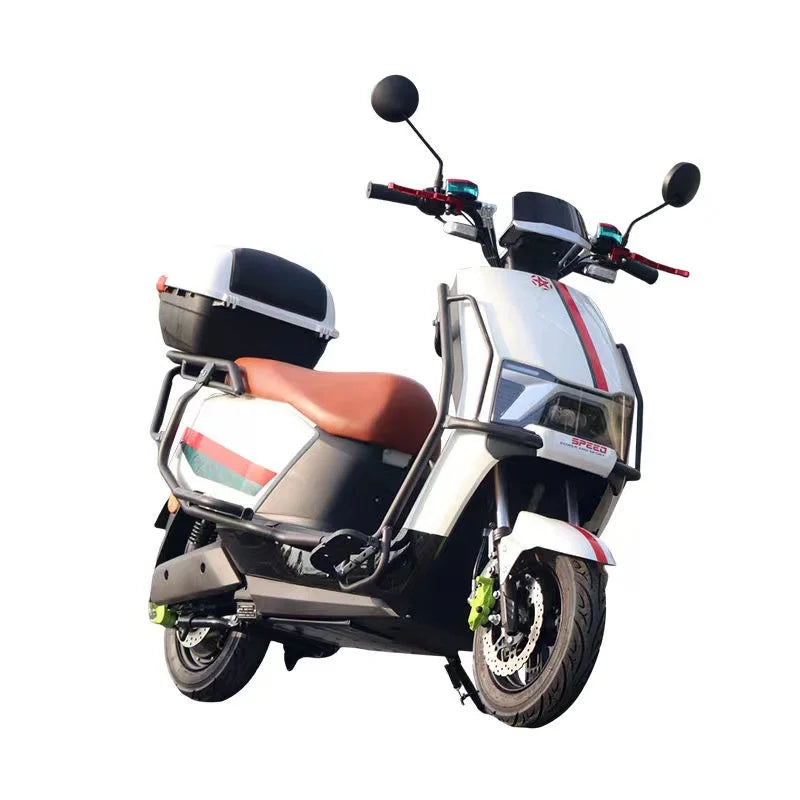 Current Fashion Electric Touring Motorcycles Door-to-Door Delivery 48-72V/18an-80an Battery 800W-3000W Motor