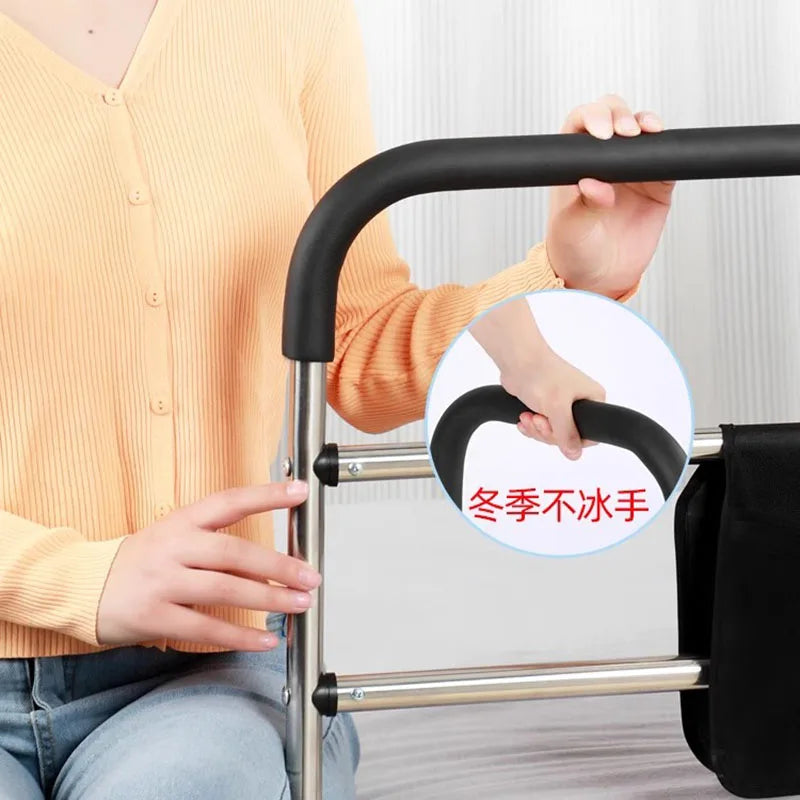 Auxiliary Device Getting Up Elderly Bedside Handrail Senior Bed Rails Bed Guardrail Elderly Kryjte Se Getting Up Booster Frame