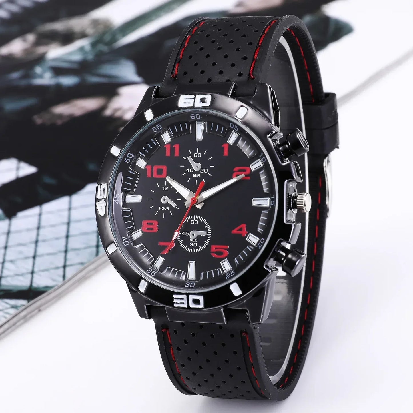 Quartz Men Watches Reloj Hombre Luxury Male Clock Sport Mens Watch Fashion Silicone Strap Student Wristwatches Gift relojes