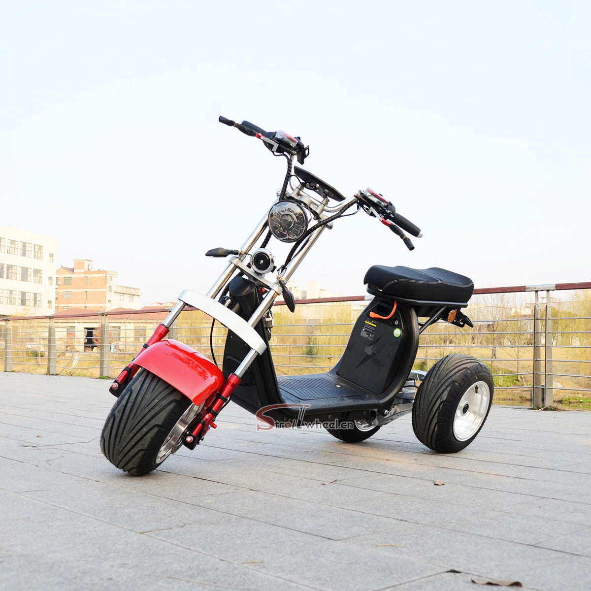 Approved Holland Warehouse citycoco electric tricycles 3 wheel high speed electric tricycle reverse electric motorcycle