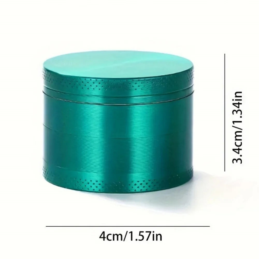40/50mm Metal Herb Grinder Mill 4-Layers Spice Pepper Crusher Mortar Tobacco Herbal Raw Grinder Smoking Accessories Kitchen Tool