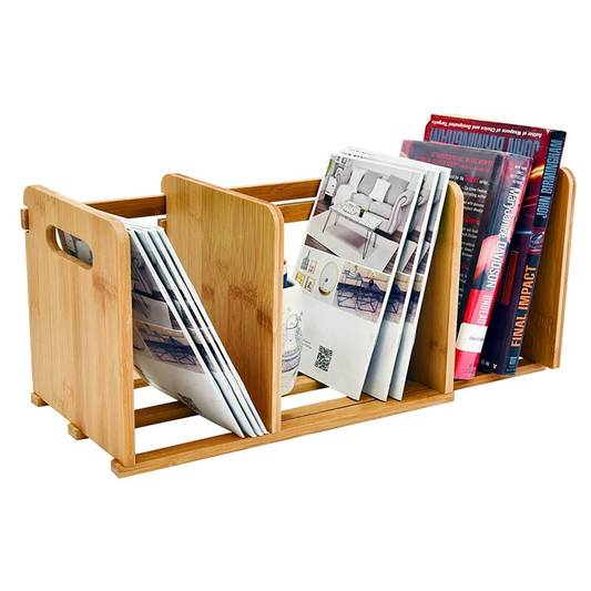 Portable High Quality Durable desktop storage  organizer bookcase  bamboo bookshelf
