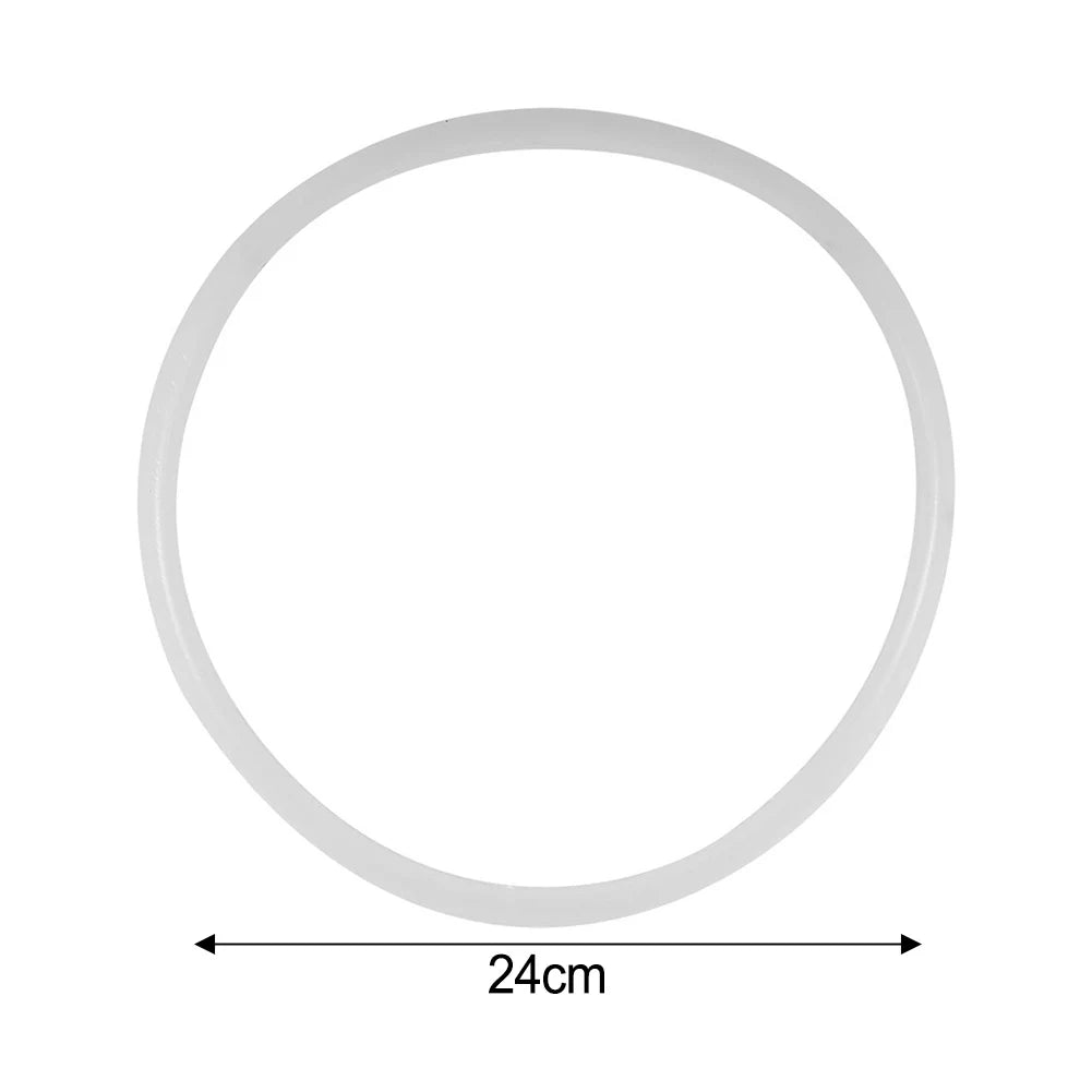 Sealing Ring Clear Silicone Seal Gasket Replacement for Stainless Steel Pressure Cooker 18 26cm Inner Diameter