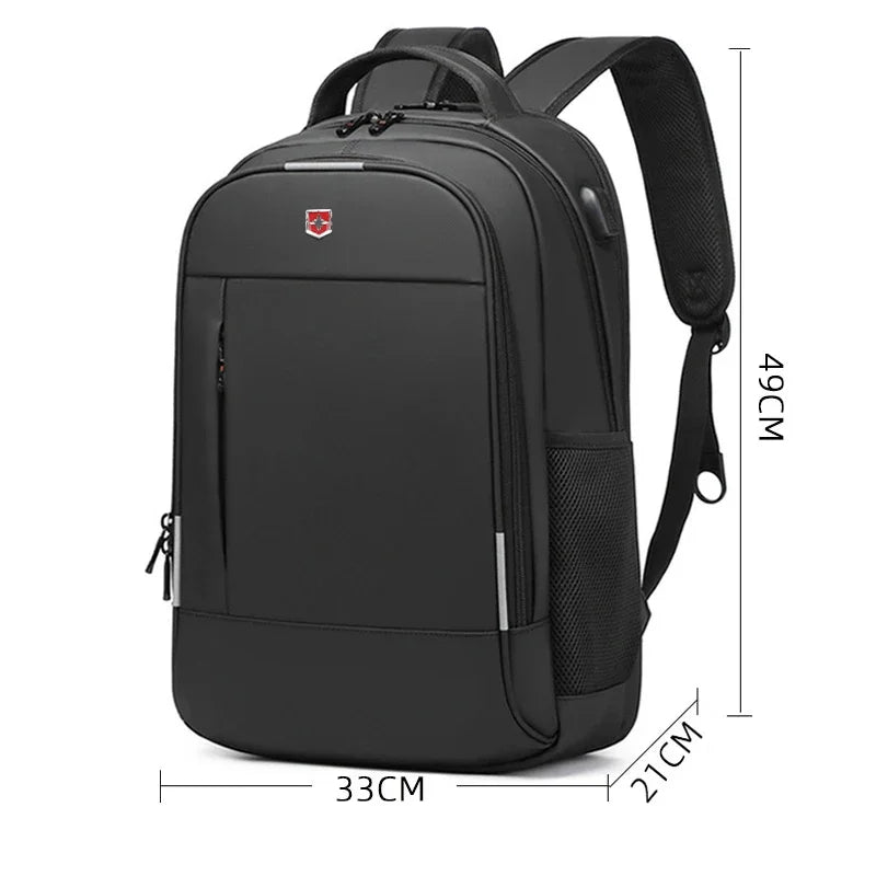 New Waterproof 17 Inch Laptop Backpack Men USB Charging School Bag Boy for Children Large Airplane Travel Backpack Male Mochila