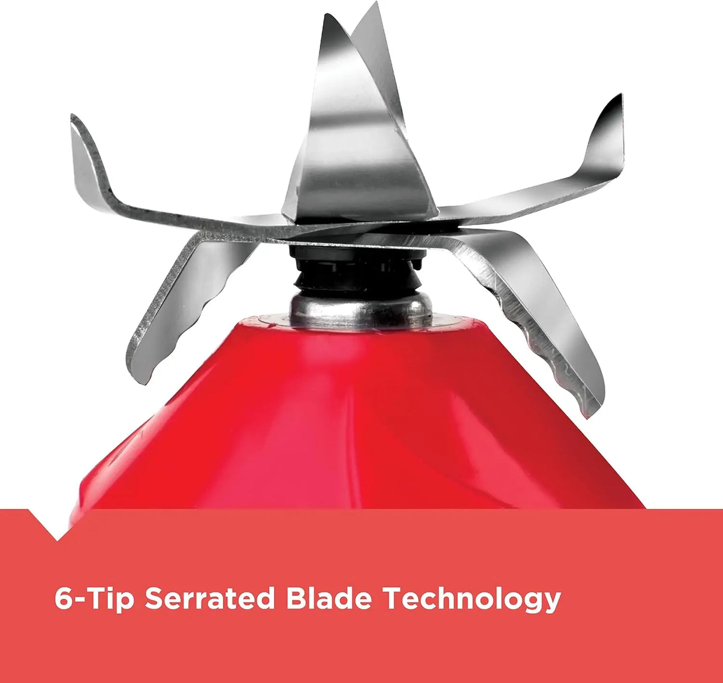 BL1400DG-P Quiet Stainless Steel Blender with Cyclone Glass Cup