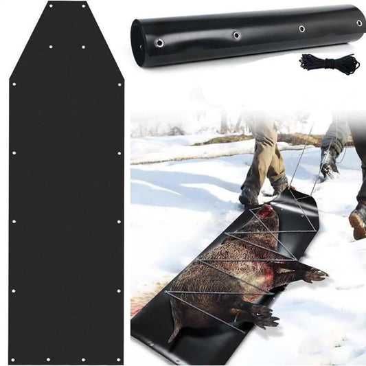 Deer Sled Heavy Duty Deer Drag Hunting Cart Hauling Cart Outdoor Gear for Transport Log Moving Trophy Dragging Men Outdoor Sandy