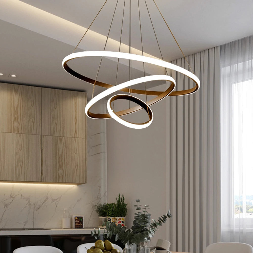 New Nordic Led Chandelier For Dining Lamps Modern Luxury Design And Hanging Lamp For Ceiling Living Room Lustre Pendant Lighting