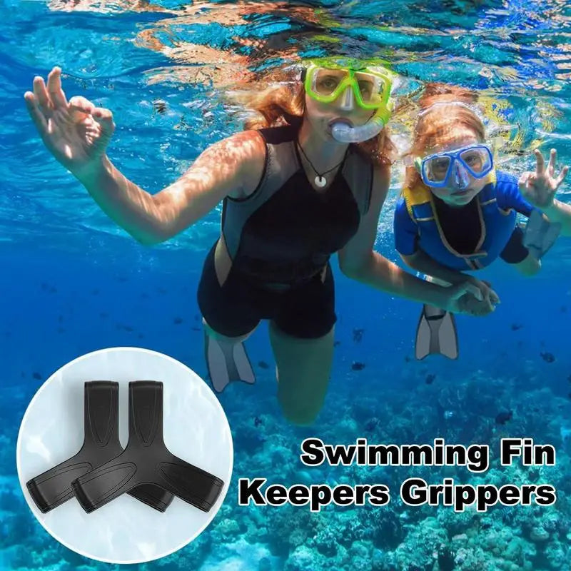 Fin Keepers Soft Silicone Swimming Fins Holder Diving Fins Gripper Fin Keepers Gripper Foot Flippers Keepers For Adults Children