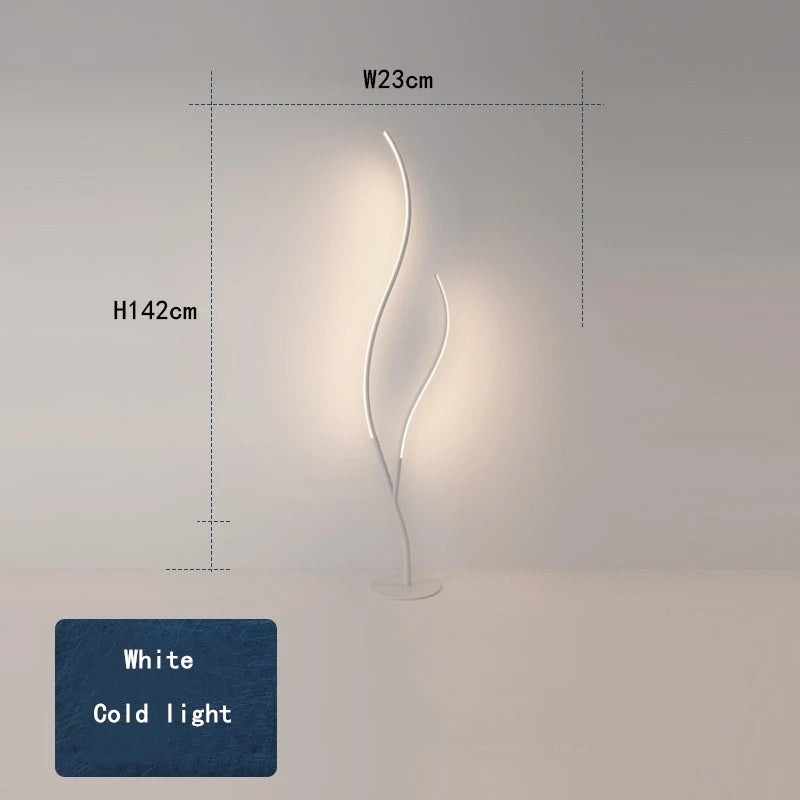 Tree Floor Lamps Minimalist smart rgb Lamp For Studio Bedroom arc lamp Indoor Decoration Led Creative Sofa Living Room Light