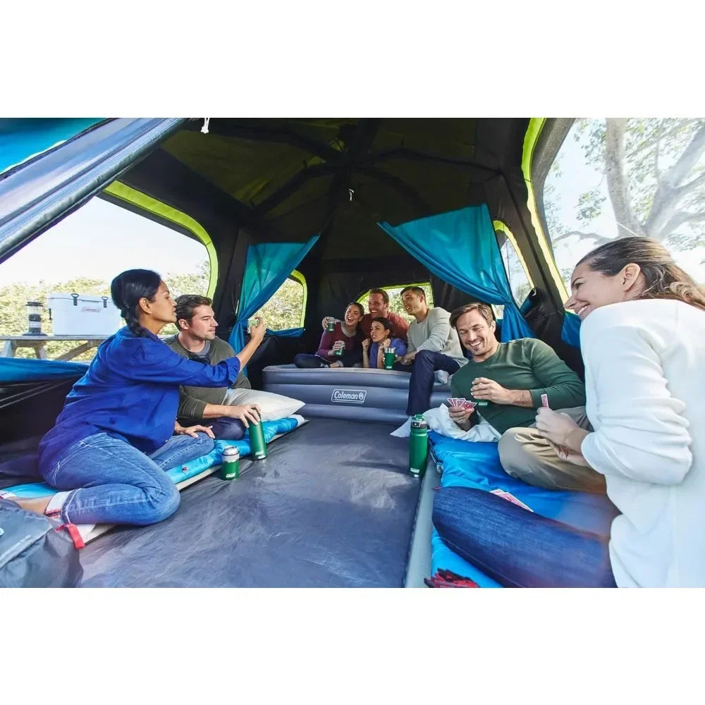 Camping Tent with Instant Setup, 4/6/8/10 Person Weatherproof Tent with WeatherTec Technology,Sets Up in 60 Seconds