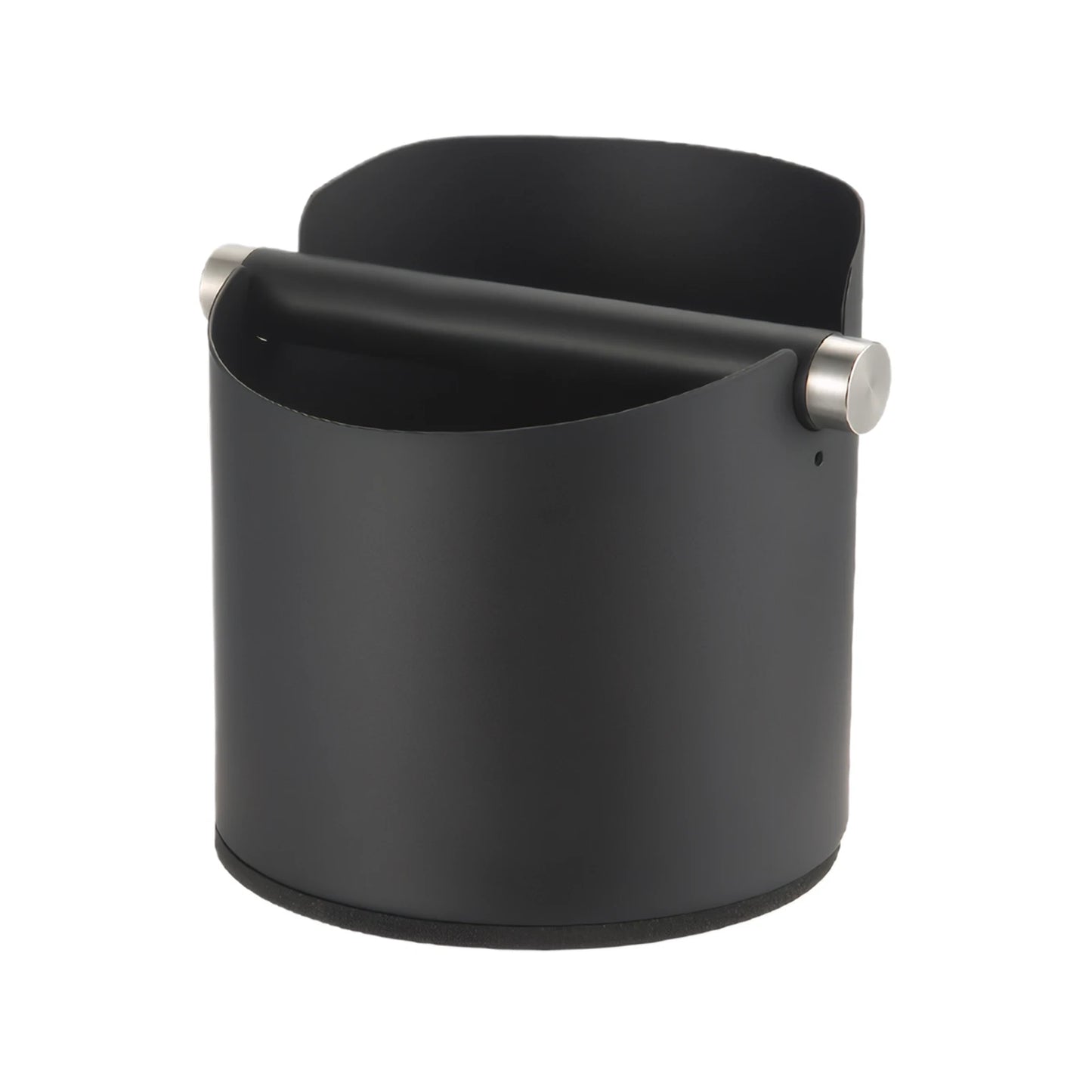 Stainless Steel Coffee Knock Box Bar Table Espresso Machine Knocking Grounds Box Round Mini Tea Grounds Bucket Barista Tools