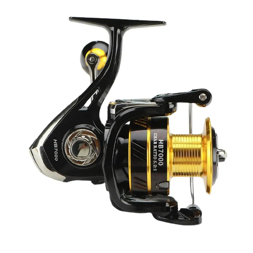5:2:1 Speed Spinning Fishing Reel 2000-7000 Series Sea Rod Fishing Reel Lightweight Saltwater Sea Pole Wheel Fishing Supplies