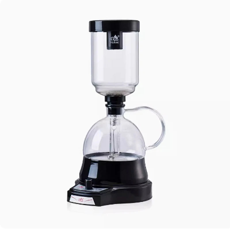 Japanese Style Electric Siphon coffee maker 3 cups vacuum Coffee machine Brewer Drip Tea Siphon Glass Pot filter Espresso maker