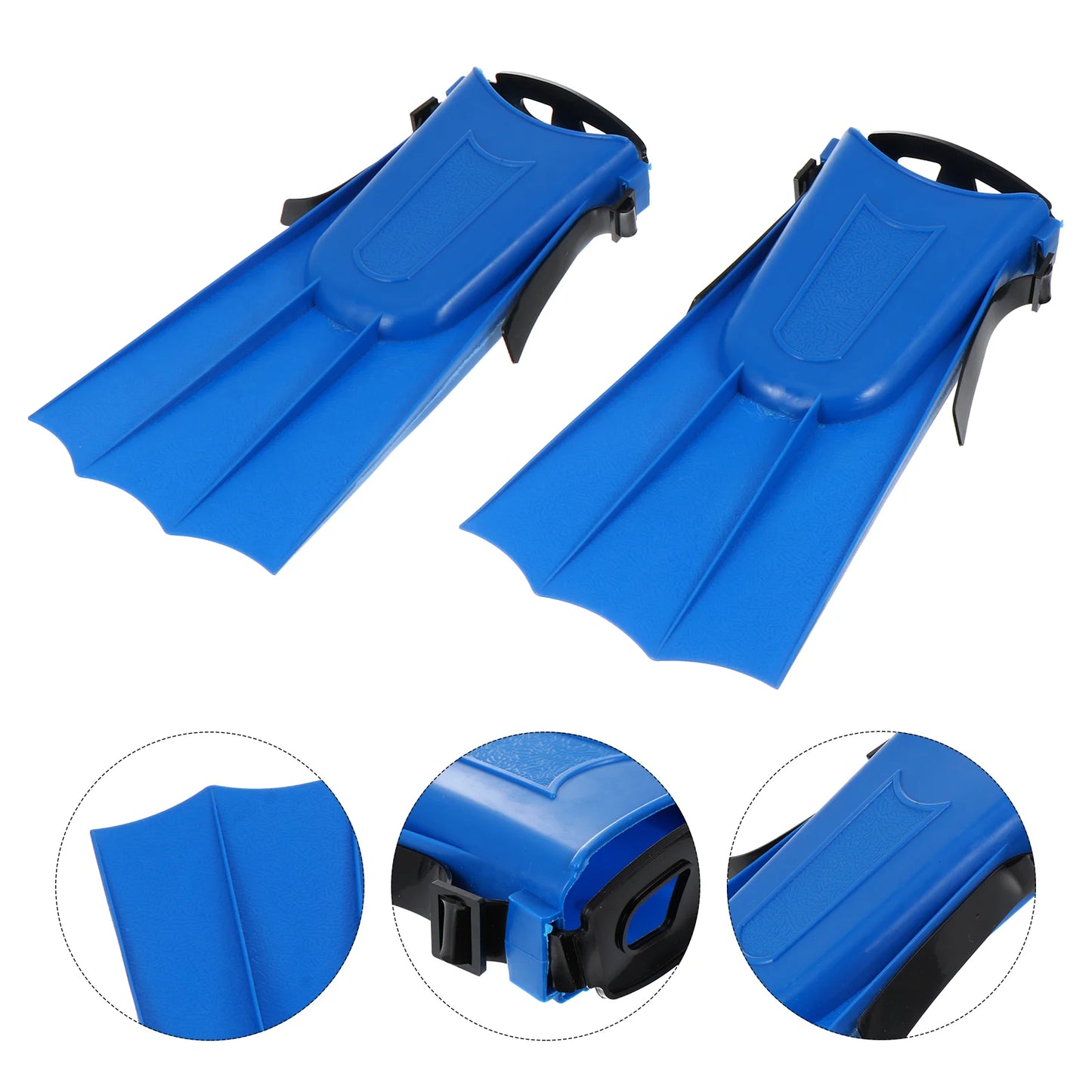 Swim Fins Snorkeling Gear for Adults Short Swimming Diving Rubber Flippers Unisex Durable Men and Women