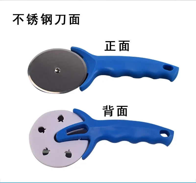 Multi-purpose Pizza Cake Stainless Steel Cutter Pastry Roller Cutter Pizza Knife Cookie Roller Wheel Scissor Kitchen Accessories