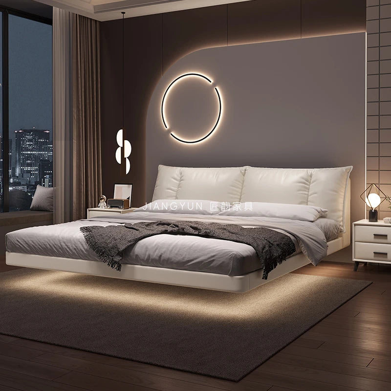 Hospital Sleeping Massage Bed Bedroom Queen Double Children Modern Bed Safe Leather Letto Matrimoniale Lounge Suite Furniture