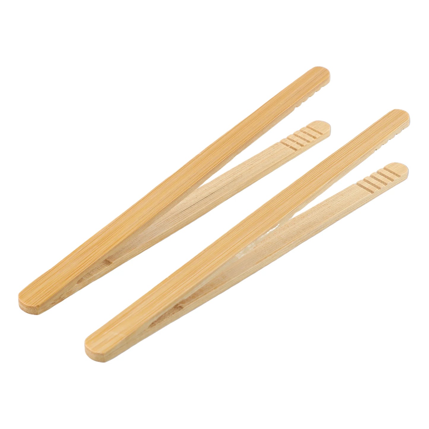 2pc 18cm Wooden Food Tongs Kitchen Utensil Tea Tong For Fruits Toast Tea Bread Pickle Cooking Tool