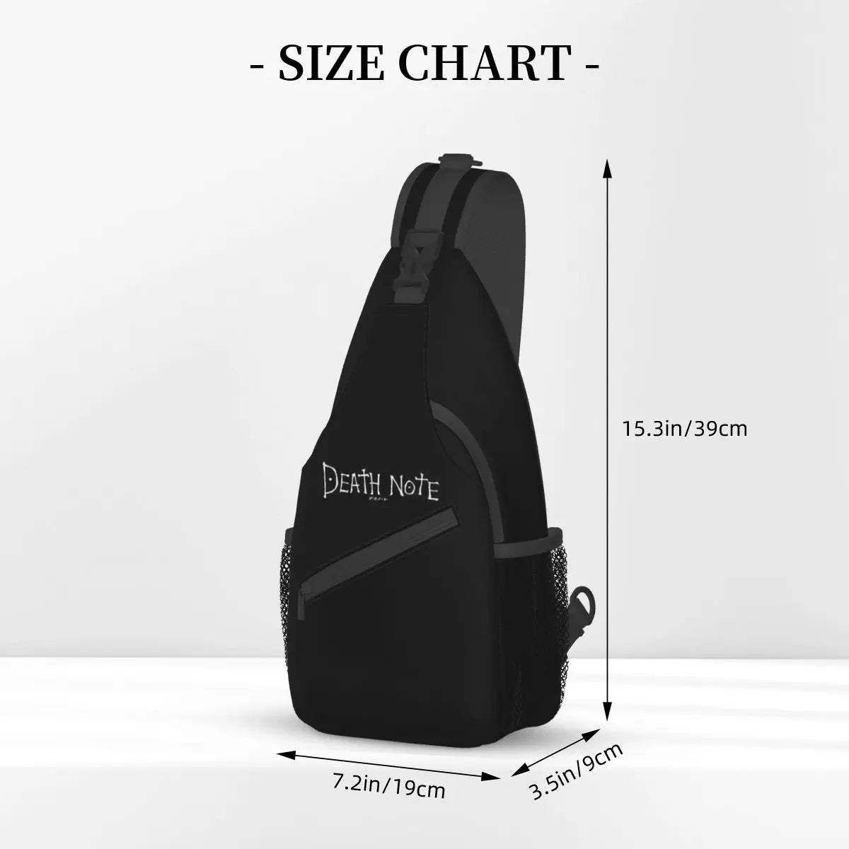Death Note Anime Crossbody Sling Bags for Men Women Chest Bag japan manga Shoulder Backpack Daypack Hiking Outdoor Cycling Bag