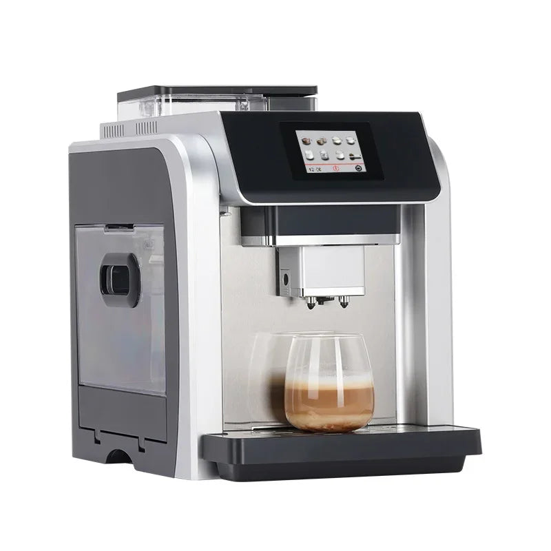 19Bar Bean To Cup Office Home Super Fully Automatic Cappuccino Espresso Coffee Machine With Grinder Beans