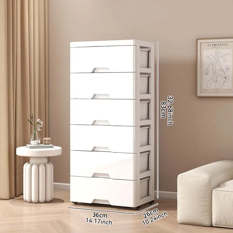 A storage cabinet with 3/4/5/6 drawers is suitable for use in homes, offices, bedrooms, living rooms, kitchens, bathrooms, etc.