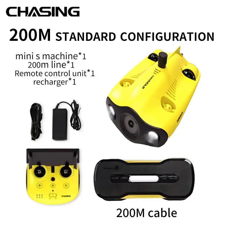 Mini s Unmanned RC Drone with 4K UHD Camera LED Backlight Remote Control Mobile Phone Control for Underwater Photography