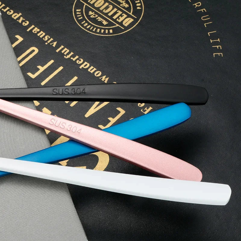 3-Piece Portable Flatware Set, Chopsticks, Fork and Spoon with Travel Case Cutlery Set For Home Office Camping Bento Box