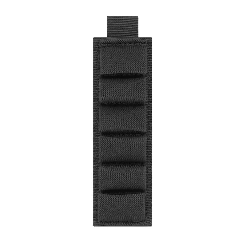 Outdoor hunting accessories: 6-loop shotgun stock shell holder, 12-gauge cartridge bag, rifle stock, bullet carrier, Velcro