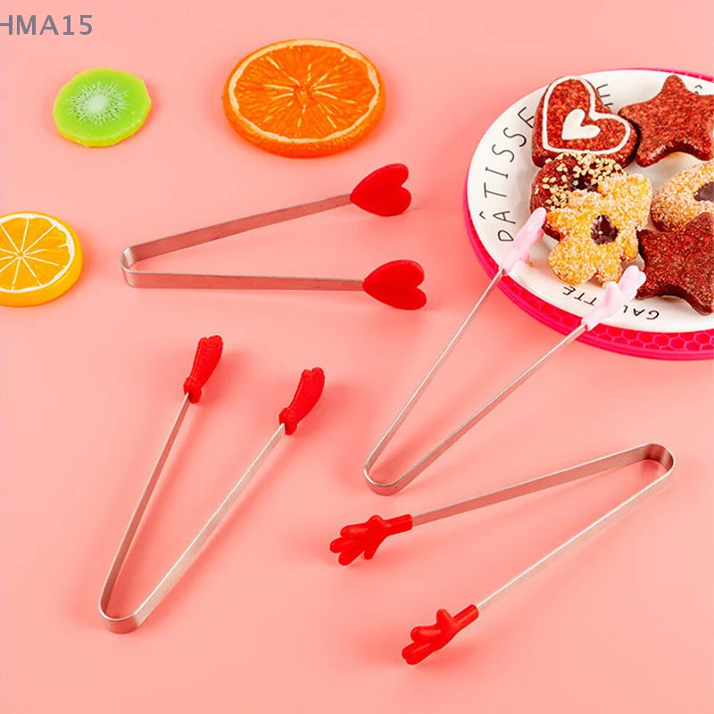 1PC Kitchen Cute Silicone Food Clip Bread Barbecue Clip High Temperature Resistant And Scalding Resistant Silicone Clip