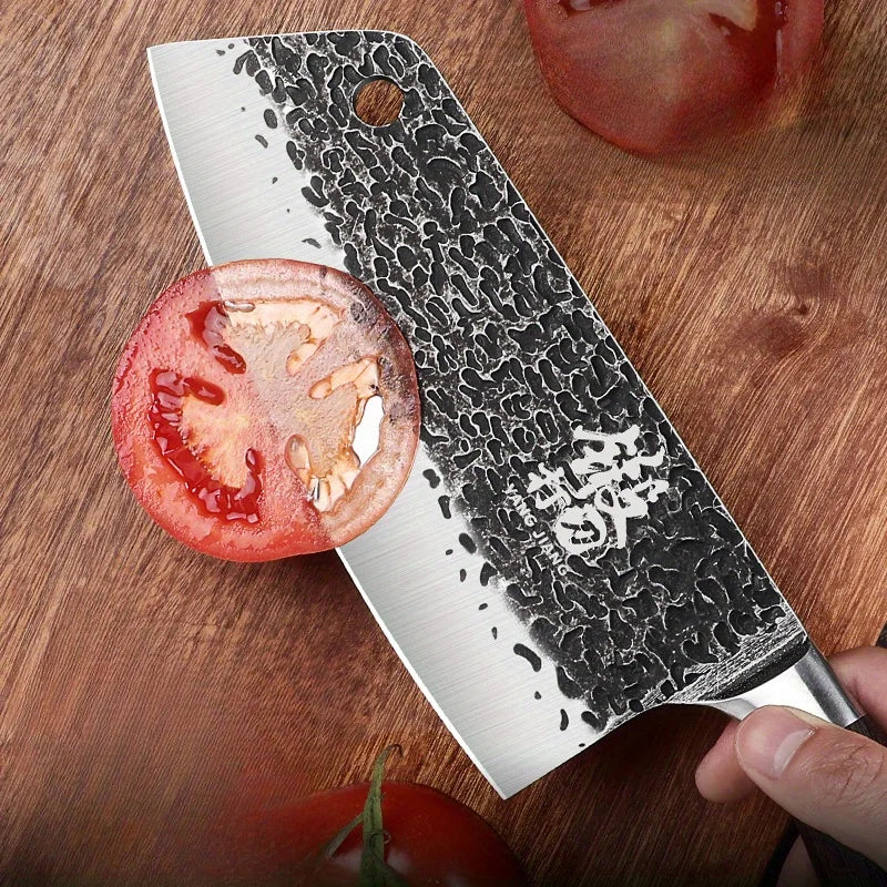 PLYS Household Hand Forged Chopping Knife Sharp Meat Cutter Ladies Slicing Knife Chef Knife Vegetable Kitchen Knife Tools