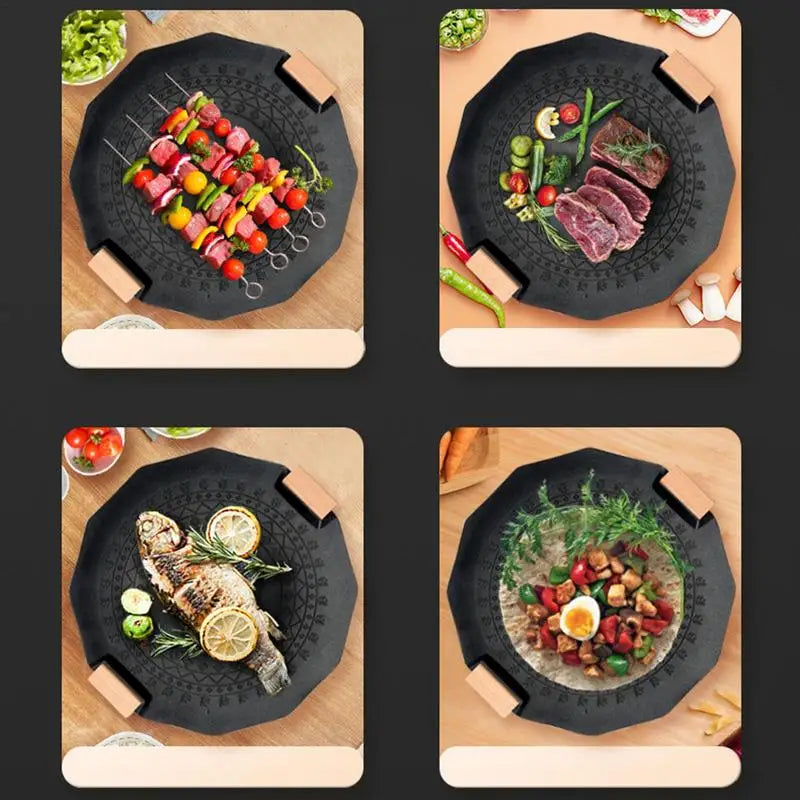 Multi Griddle Pan Grill Press Cookware Stove Top Grill Single Burner Stove Tops For Open Fire Camping