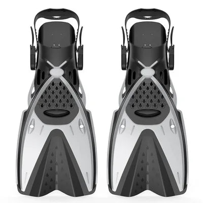 Premium Edition Adjustable Swimming Fins Diving Mermaid Fins Beginners Universal Water Sports Equipment Portable Diving Fins