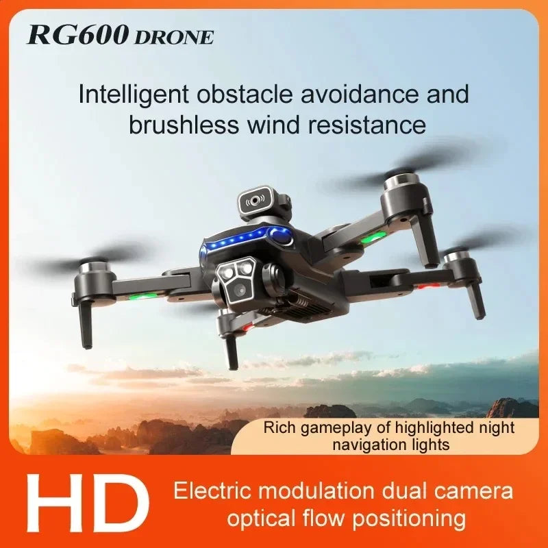 2024 RG600 Pro GPS Drone 8K Professional HD Dual Camera 5G Wifi Photography Brushless Foldable Quadcopter RC Distance Dron Toy