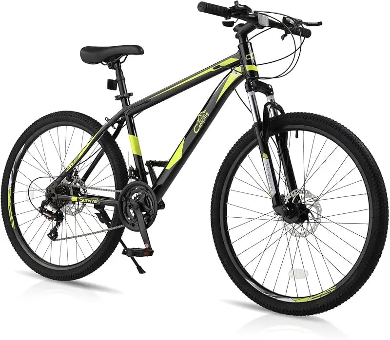 Aktaxon mountain bike27.5/29 inch; mountain bike 21-speed adult bikes, double disc brake, suspension fork, high carbon steel fra