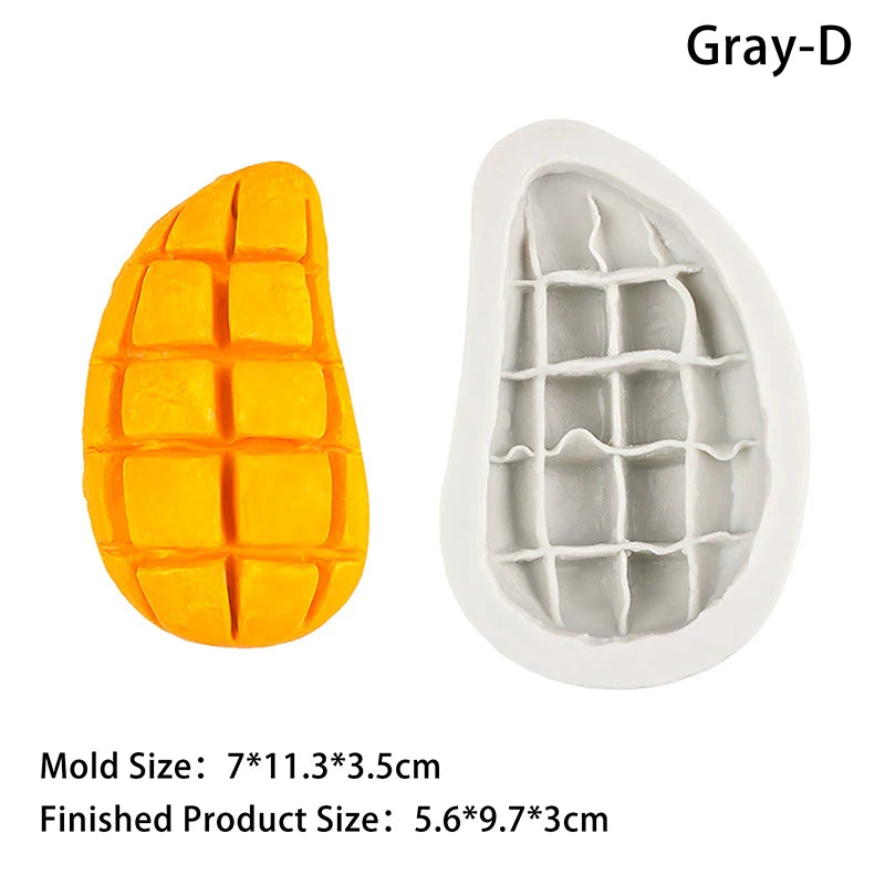 Grape Mango Strawberry Cooking Tools Silicone Mold For Baking Fondant Sugar Of Cake Decorating Kitchen Accessories Bakery Pastry