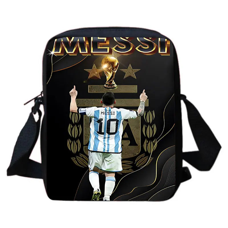 Cartoon C-CR7 Football-Stars Child School Backpack With Shoulder Bags Pencil Bags School Bags for Boys Girls Best Gift