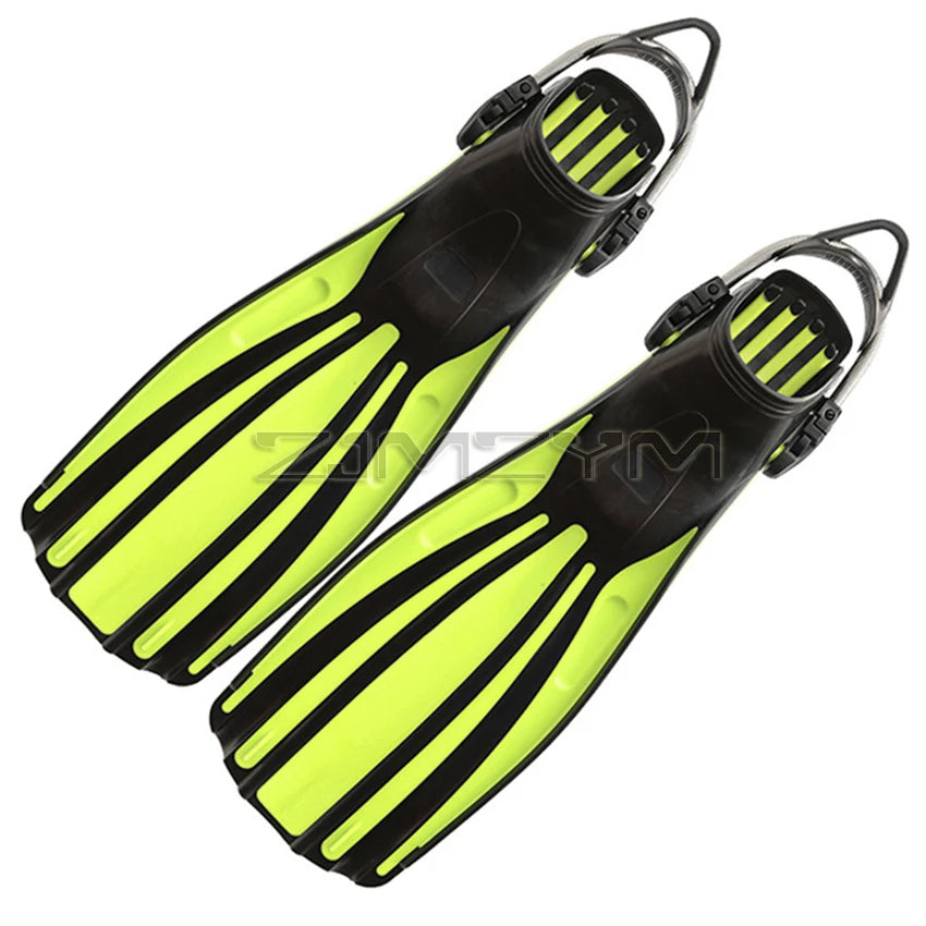 Scuba Diving Stainless Steel Spring Fin Straps Fins Adult Swim Shoes Silicone Long Snorkeling Monofin Dive Flippers Dropship