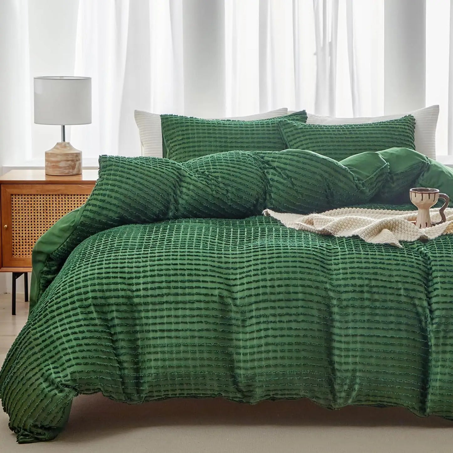 Duvet Set One Double Size, Superfiber Bedding Set, 2-piece Set, Super Soft and Breathable, Zipper Seal