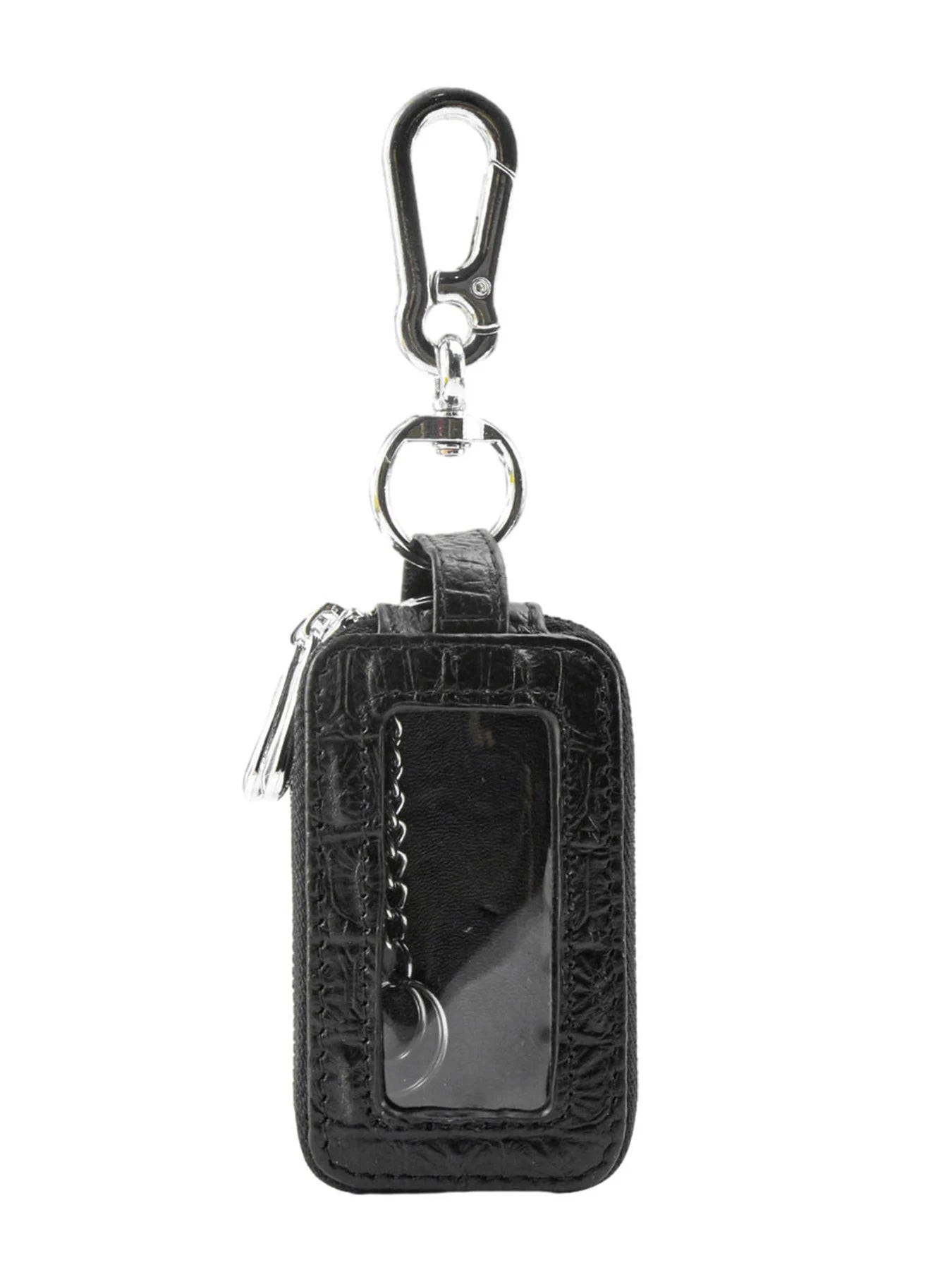 Leather Key Holder Bag Versatile Textured Leather Keychain Money Bag for Men Women Teenage Mini Wallet