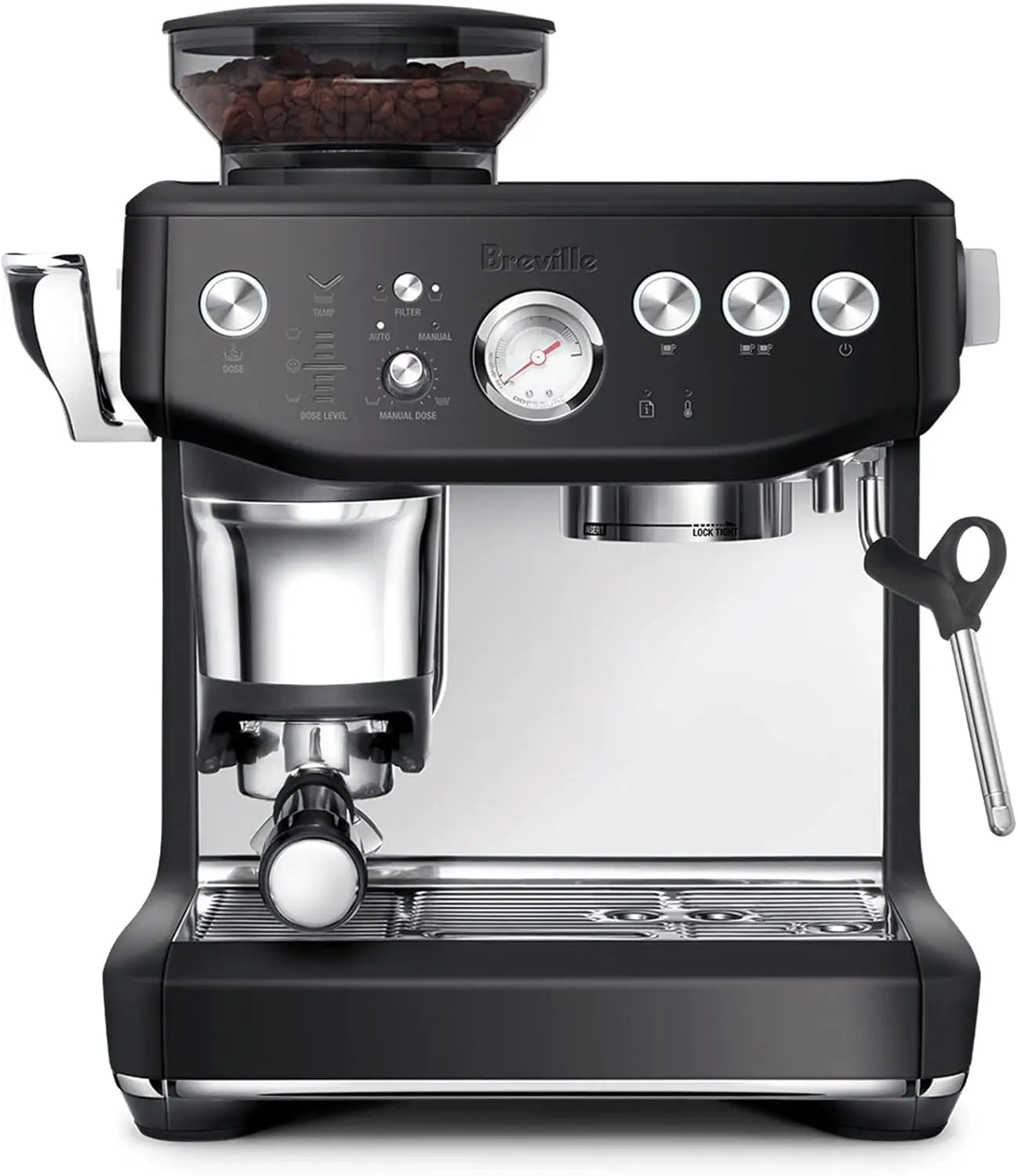 Breville the Barista Express Impress Espresso Machine Grinder,Cappuccino & Latte Machine for Home, BES876BST/BTR/BSS/DBL