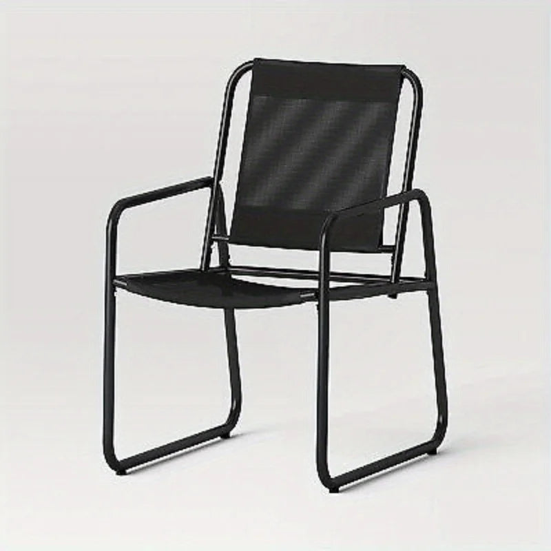 3pc Metal Patio Bistro Set, Outdoor Furniture Set - Black - Room Essentials