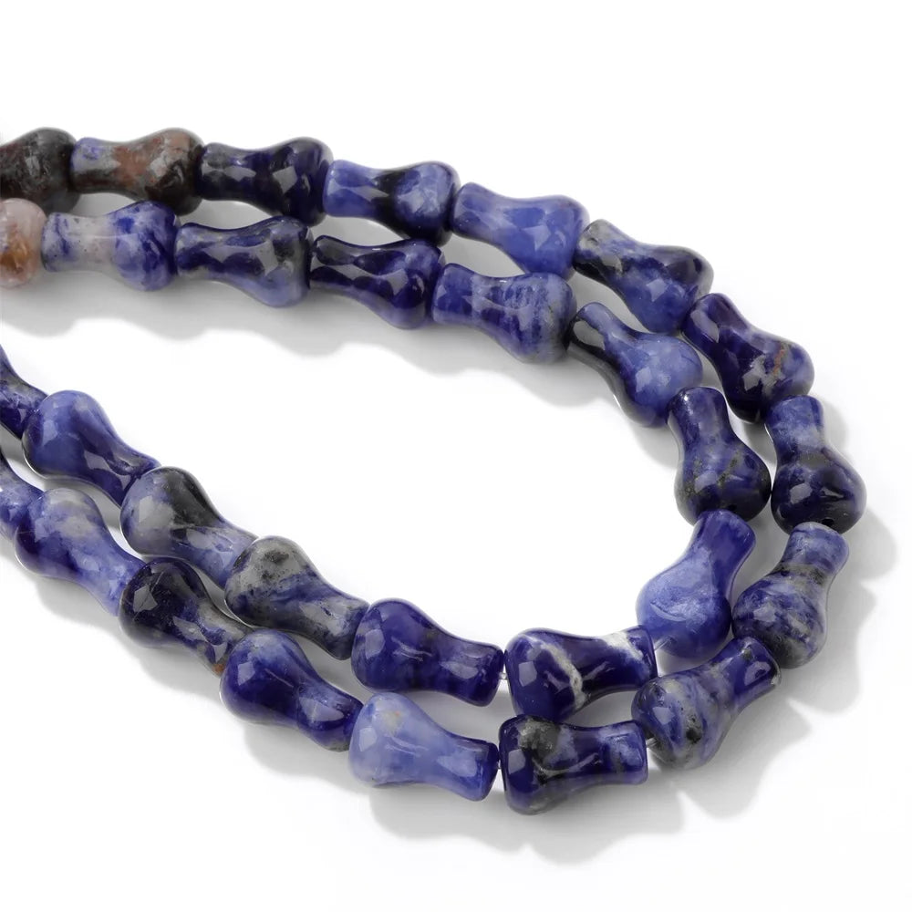 8x12mm Natural Vase Shape Stone Beads Agates Opal Tiger Eye Gems Bead Polished Spacer Loose Beads for Jewelry Making Handmade