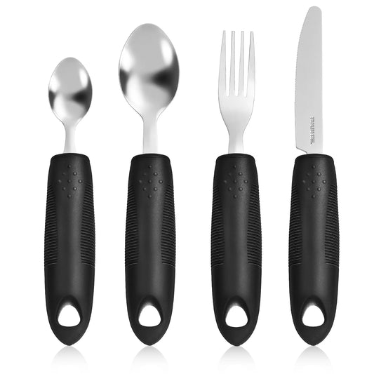 Anti-shake Tableware for The Elderly Adaptive Utensils Spoon Fork Serving Weighted Disabled People Cutlery Shockproof