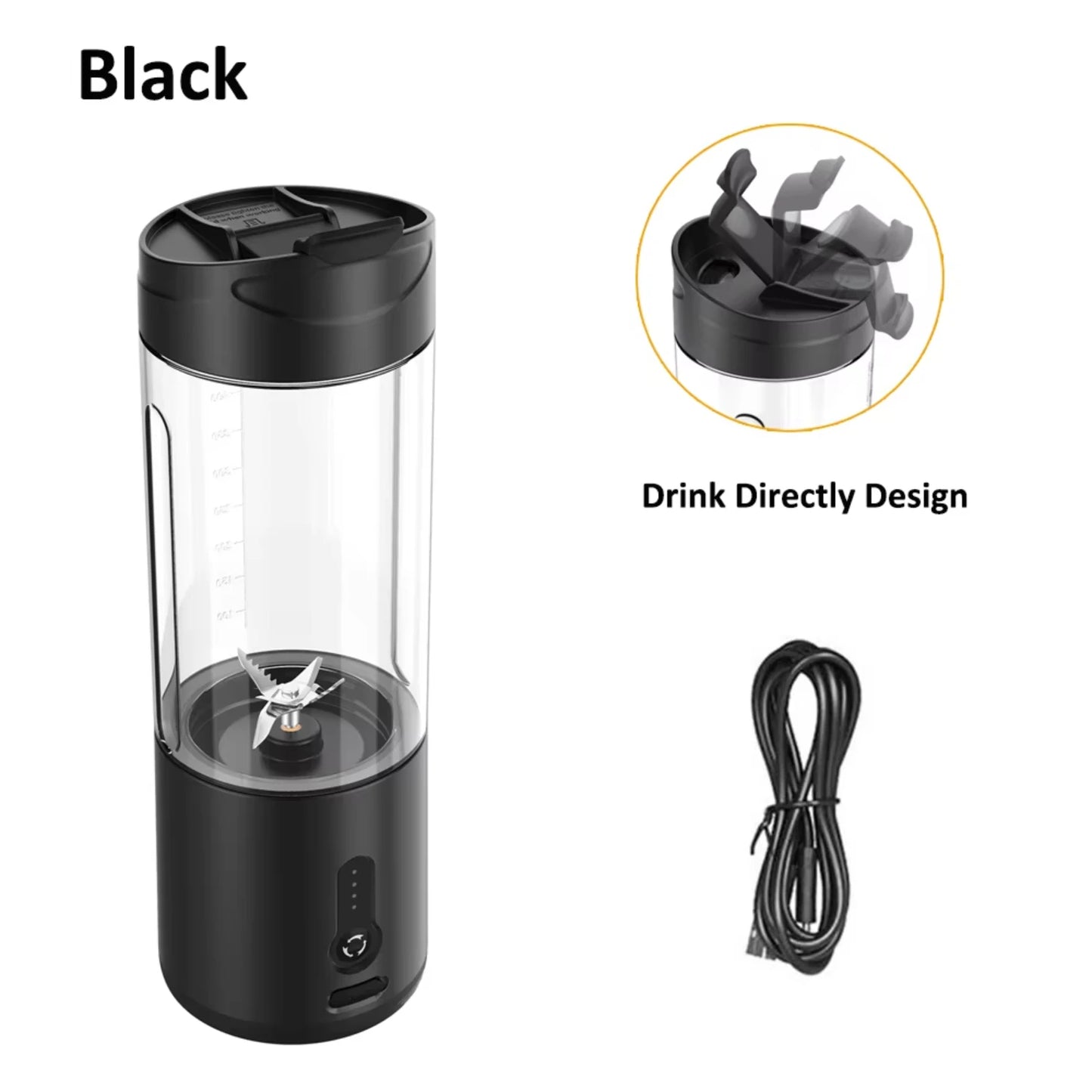 Portable USB Rechargeable Juicer Smoothie Blender Multifunction Machine
